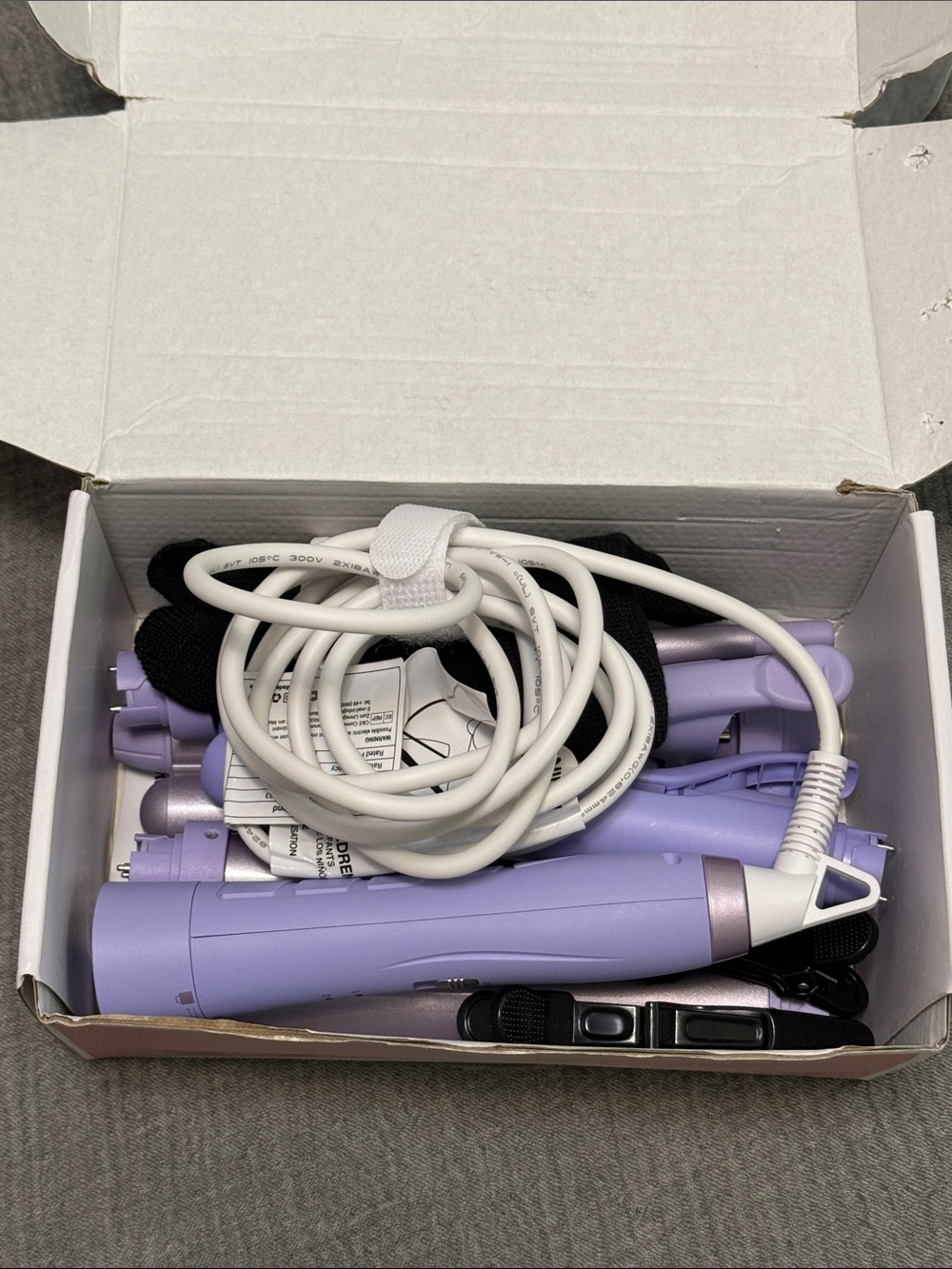 Professional 5-in-1 Curling Wand - Lavender - Picture 2 of 9